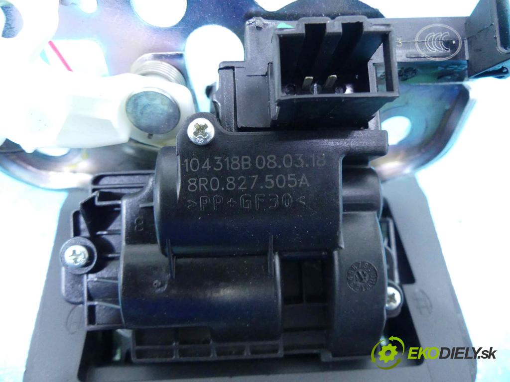 Audi A3 8V 2013-2020 1.5 TFSI 150 hp automatic 110 kW 1498 cm3 5- zámek kufrových dveří zadní 8R0827505A