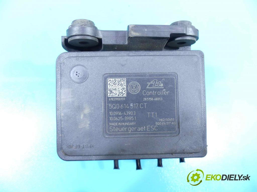 Audi A3 8V 2013-2020 1.5 TFSI 150 HP automatic 110 kW 1498 cm3 5- čerpadlo abs 5Q0614517CT (Pumpy ABS)