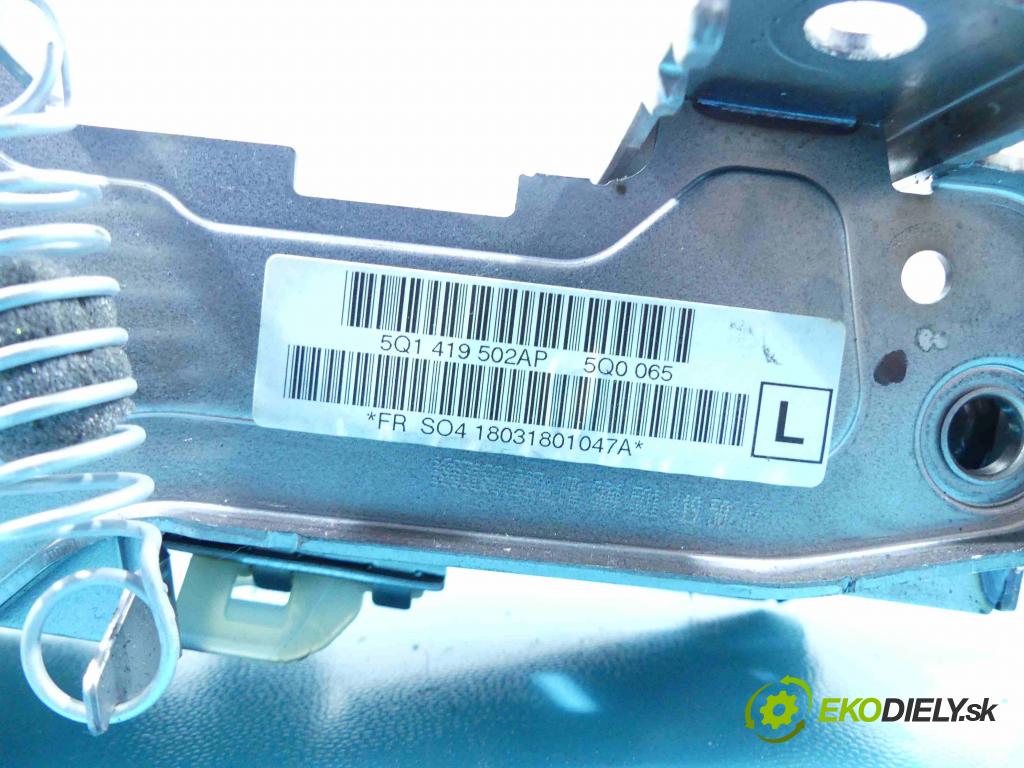 Audi A3 8V 2013-2020 1.5 TFSI 150 HP automatic 110 kW 1498 cm3 5- Sloupec: volant 5Q1419502AP (Tyče riadenia (volantu))