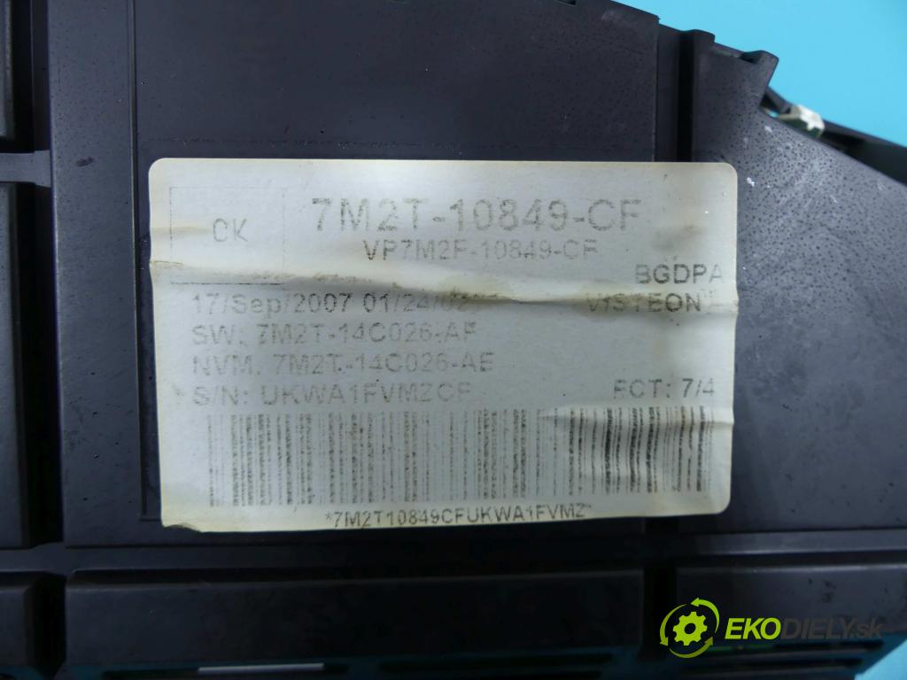Ford Mondeo Mk4 2007-2014 2.0 tdci 140 HP manual 103 kW 1997 cm3 5- prístrojovka/ budíky 7M2T-10849-CF (Prístrojové dosky, displeje)