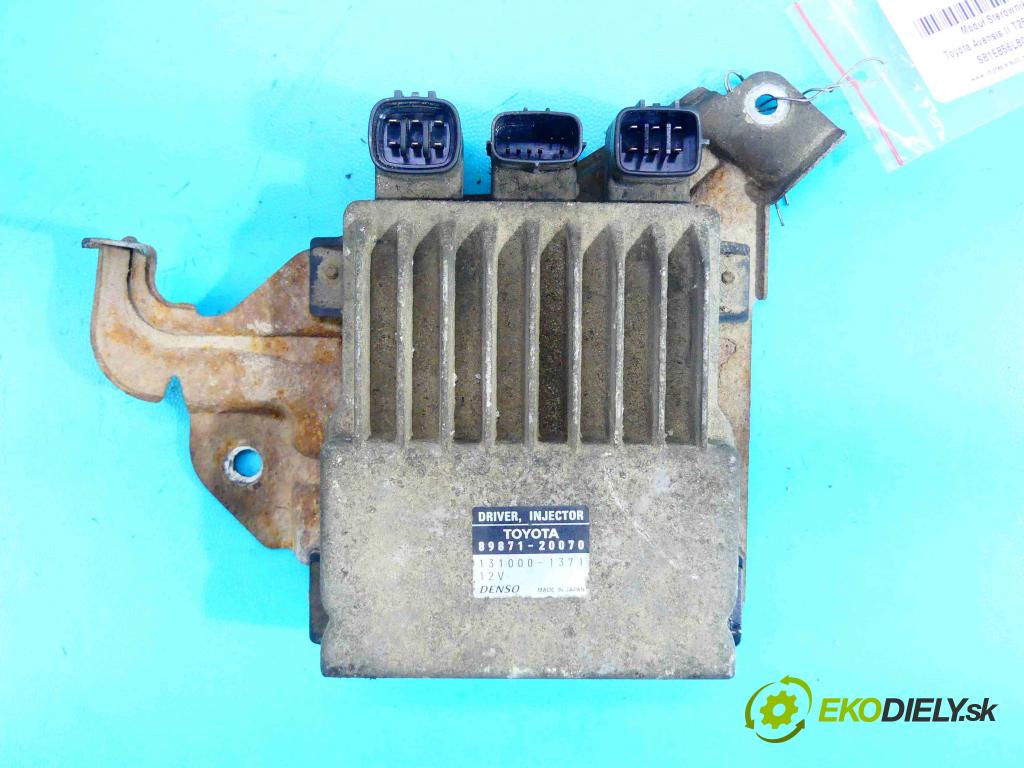 Toyota Avensis II T25 2003-2008 2.2 D-CAT 177 HP manual 130 kW 2231 cm3 5- modul riadiaca jednotka 89871-20070 (Ostatné)
