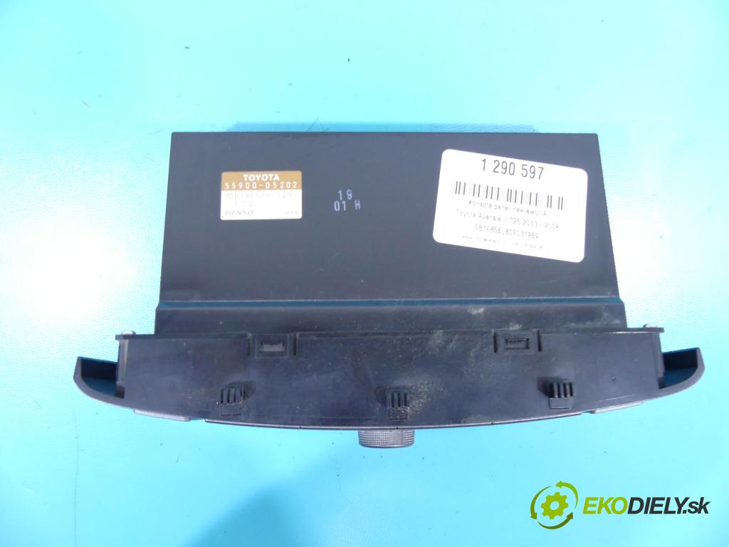 Toyota Avensis II T25 2003-2008 2.2 D-CAT 177 HP manual 130 kW 2231 cm3 5- panel kúrenia 55900-05202