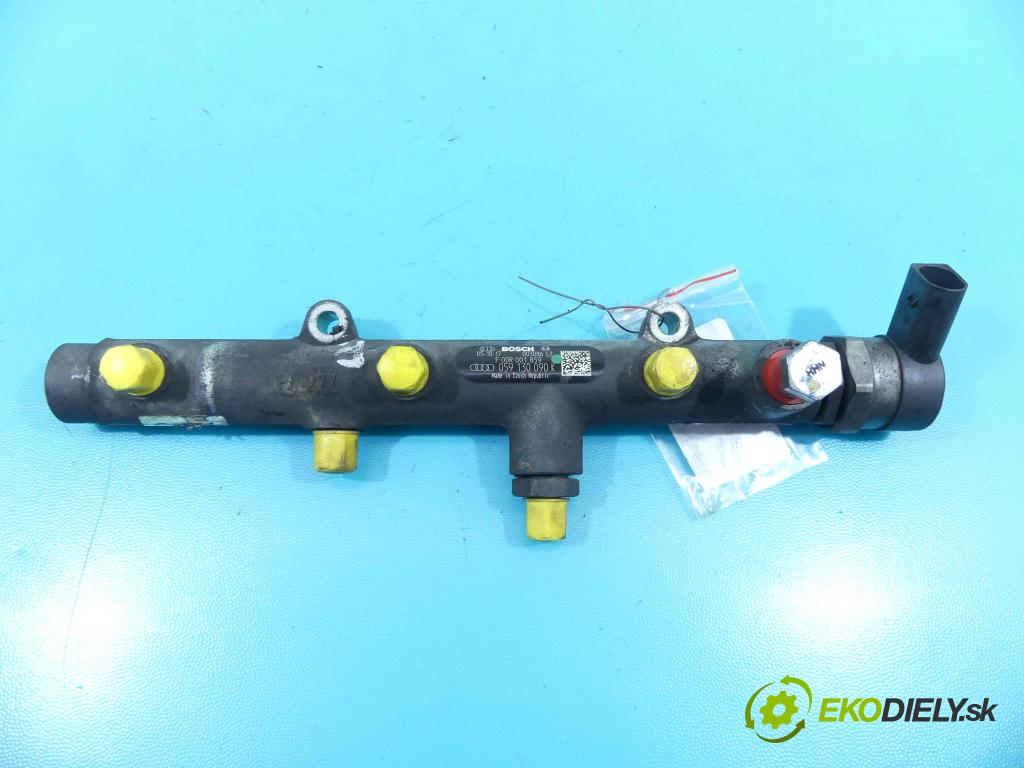 Audi A6 C6 2004-2011 2.7 tdi 163 HP automatic 120 kW 2698 cm3 5- lišta vstrekovacia 059130090K (Vstrekovacie lišty)