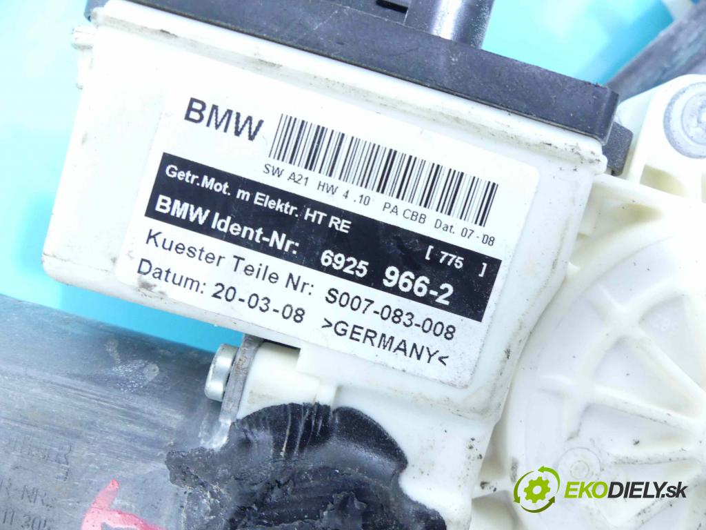 Bmw X3 E83 2003-2010 2.0d 177 hp manual 130 kW 1995 cm3 5- mechanismus stahování zadní pravý 6925966-2