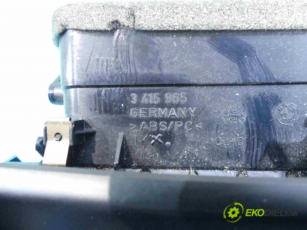 Bmw X3 E83 2003-2010 2.0d 177 HP manual 130 kW 1995 cm3 5- Mřížka: kúrenia stredová 3415974 (Mriežky kúrenia (fukáre))