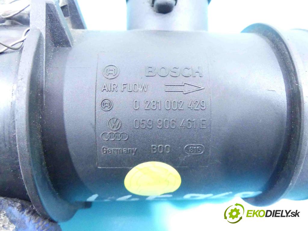 Audi A4 B5 1994-2001 2.5 tdi 150 HP manual 110 kW 2496 cm3 5- průtokoměr: 0281002429 (Váhy vzduchu)