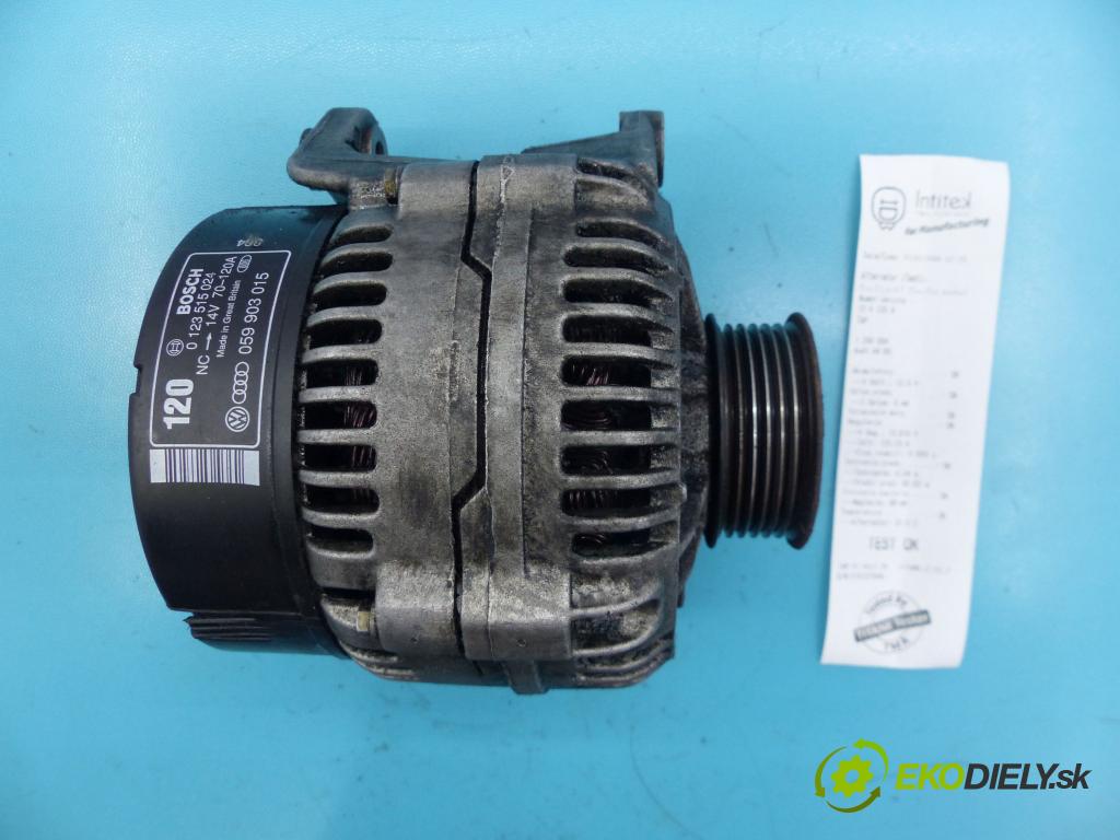 Audi A4 B5 1994-2001 2.5 tdi 150 hp manual 110 kW 2496 cm3 5- Alternator 059 (Alternátory)