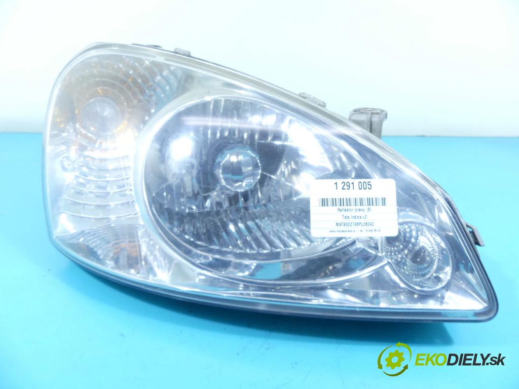 Tata Indica v2 1.4 85 HP manual 62,5 kW 1405 cm3 5- Reflektor: pravý  (Pravé)