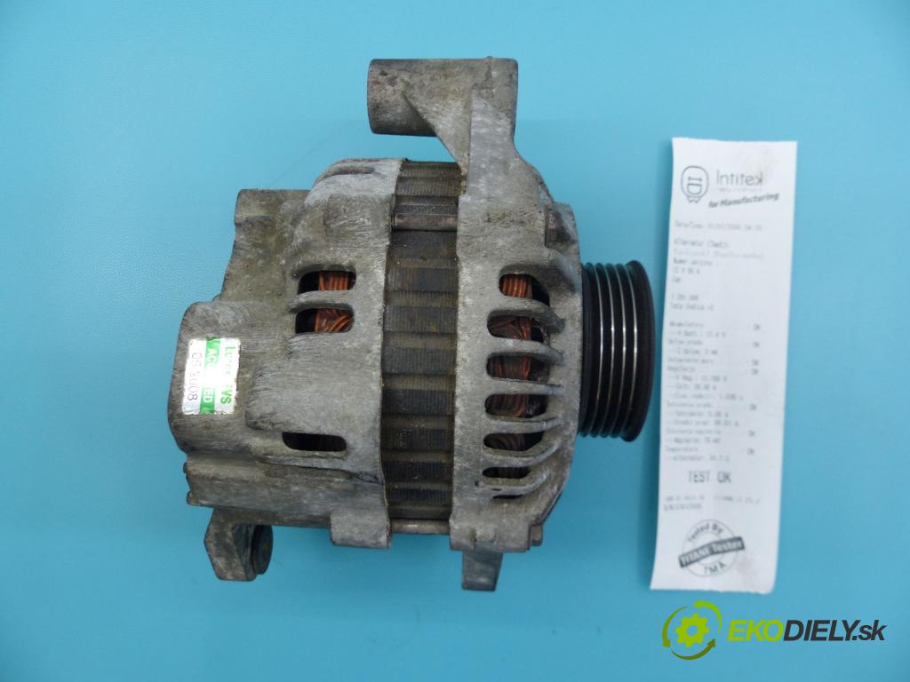 Tata Indica v2 1.4 85 hp manual 62,5 kW 1405 cm3 5- Alternator 284215400101 (Alternátory)