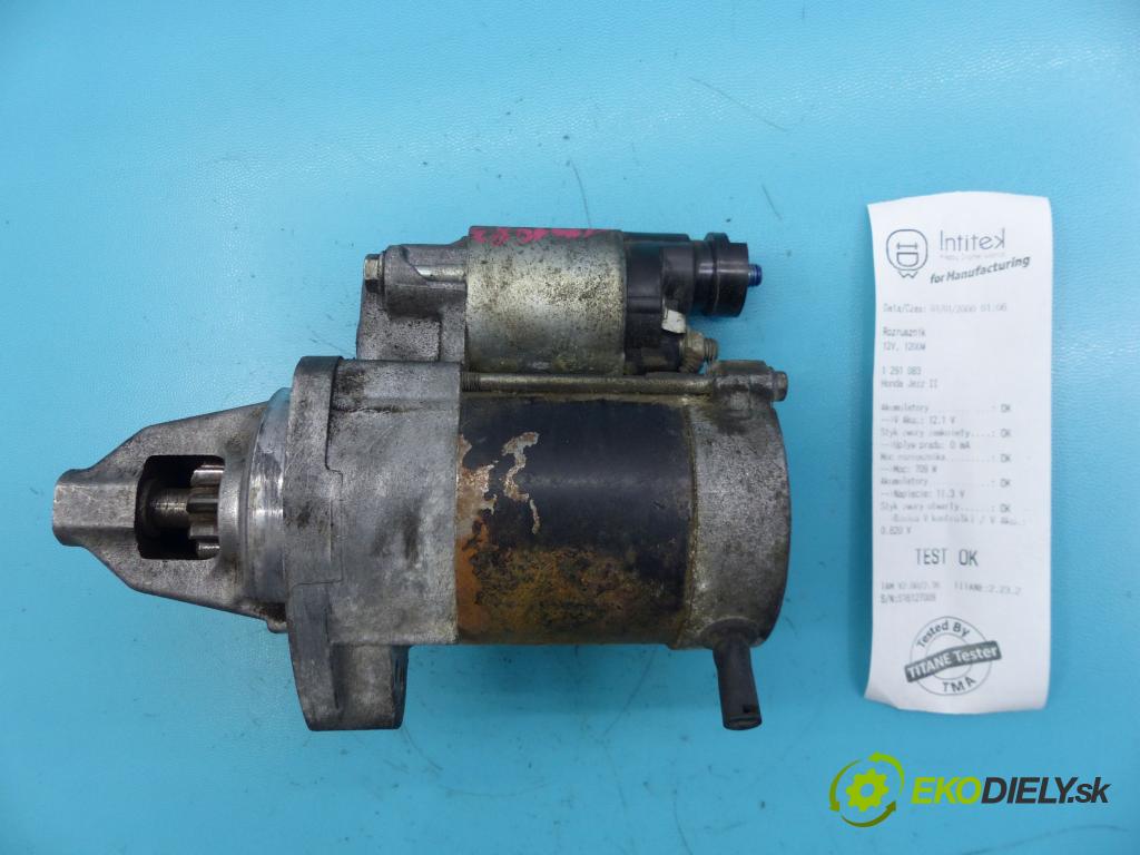 Honda Jazz II 2002-2008 1.3 83 HP manual 61 kW 1339 cm3 5- štartér 428000-0950 (Štartéry)