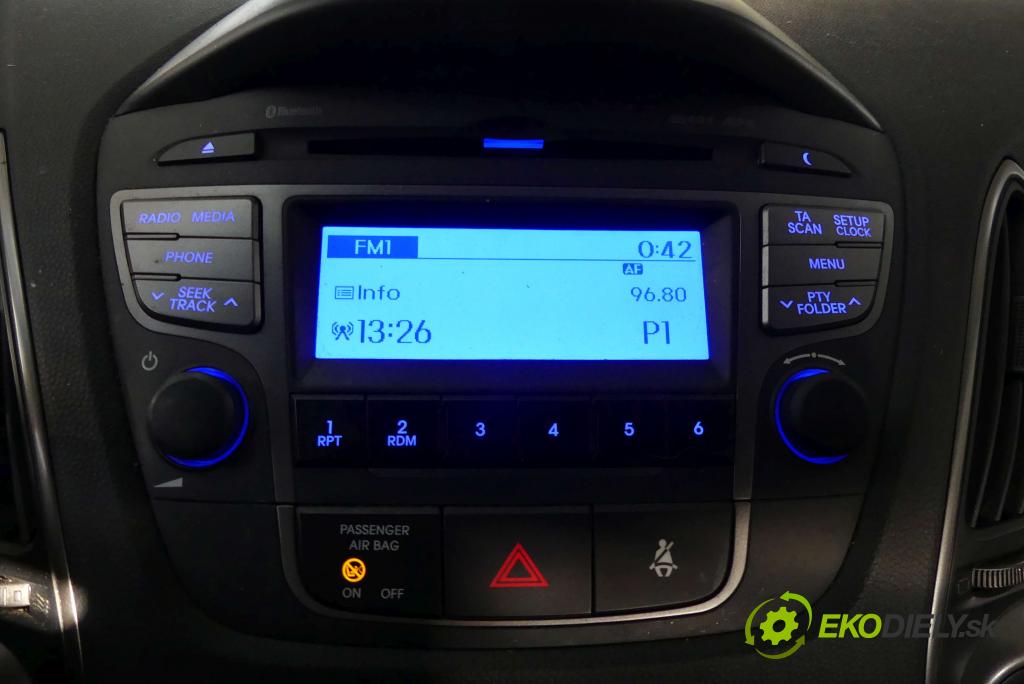 Hyundai Ix35 1.6 Gdi: 135 HP manual 99 kW 1591 cm3 5- Radio originál 96150-2Y010TJN