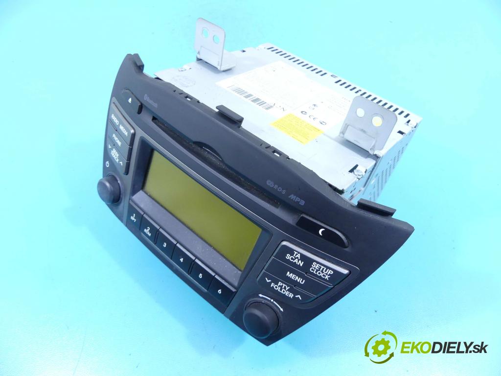 Hyundai Ix35 1.6 Gdi: 135 HP manual 99 kW 1591 cm3 5- Radio originál 96150-2Y010TJN