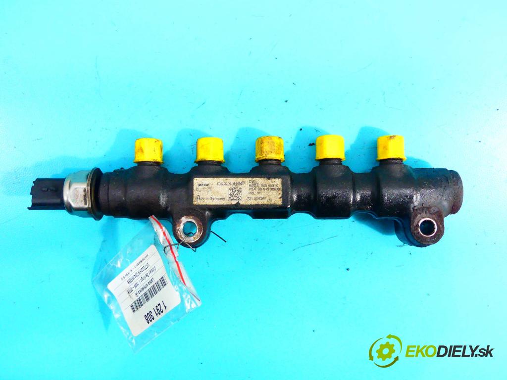 Citroen Berlingo I 1996-2008 1.6 hdi 75 HP manual 55,2 kW 1560 cm3 5- lišta vstrekovacia 9654592680 (Vstrekovacie lišty)