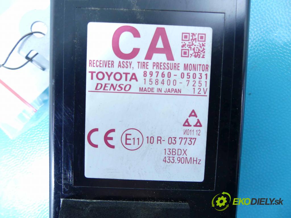 Toyota Avensis III T27 2009-2018 2.0 D4D 143 HP manual 105 kW 1995 cm3 5- modul riadiaca jednotka 89760-05031 (Ostatné)