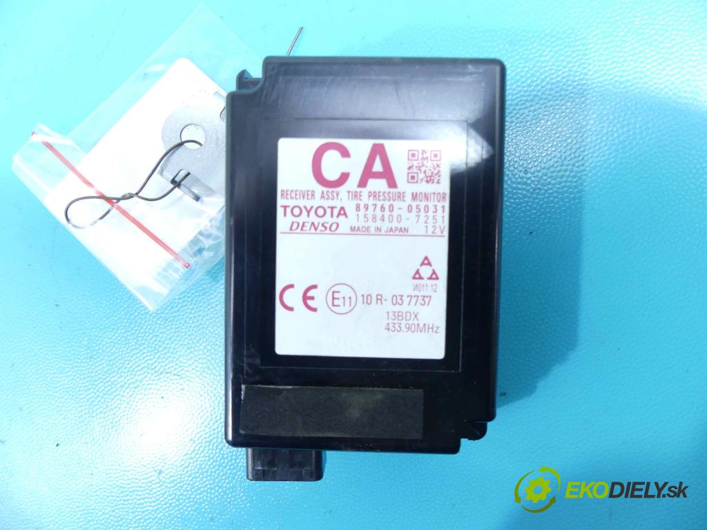 Toyota Avensis III T27 2009-2018 2.0 D4D 143 HP manual 105 kW 1995 cm3 5- modul riadiaca jednotka 89760-05031 (Ostatné)