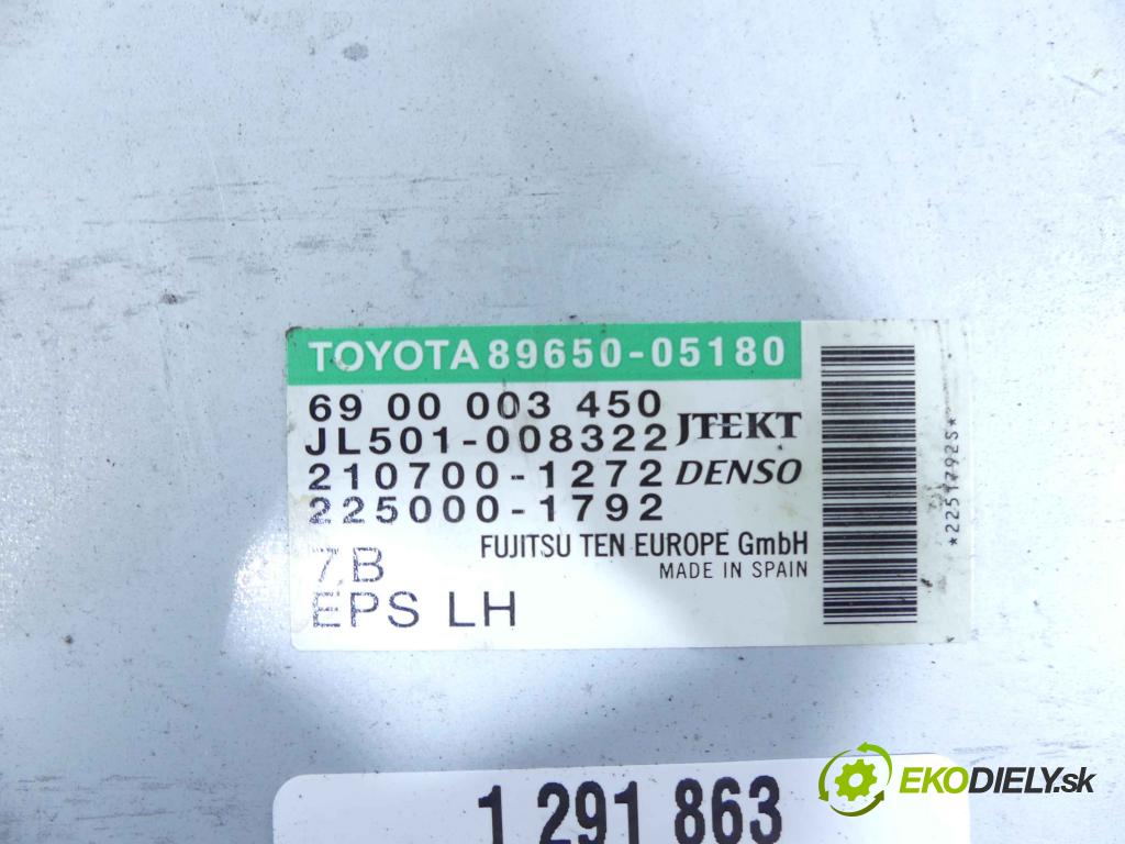 Toyota Avensis III T27 2009-2018 2.0 D4D 143 HP manual 105 kW 1995 cm3 5- modul riadiaca jednotka 89650-05180 (Ostatné)