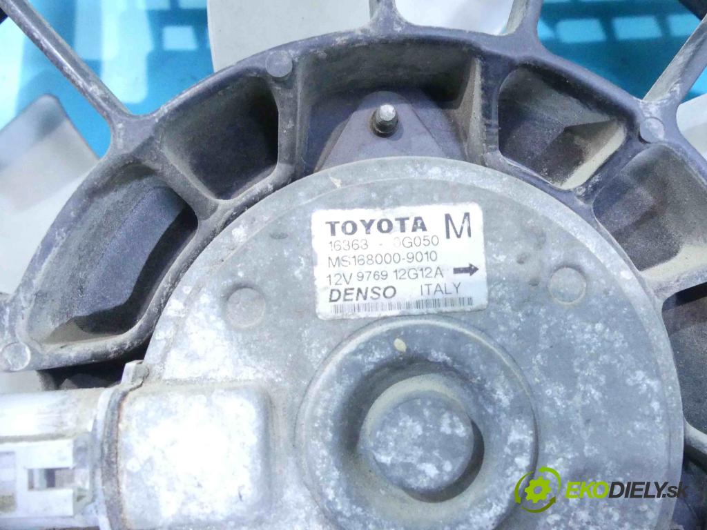 Toyota Avensis II T25 2003-2008 2.2 D-CAT 177 HP manual 130 kW 2231 cm3 5- Ventilátor chladiča 16363-0G060-A