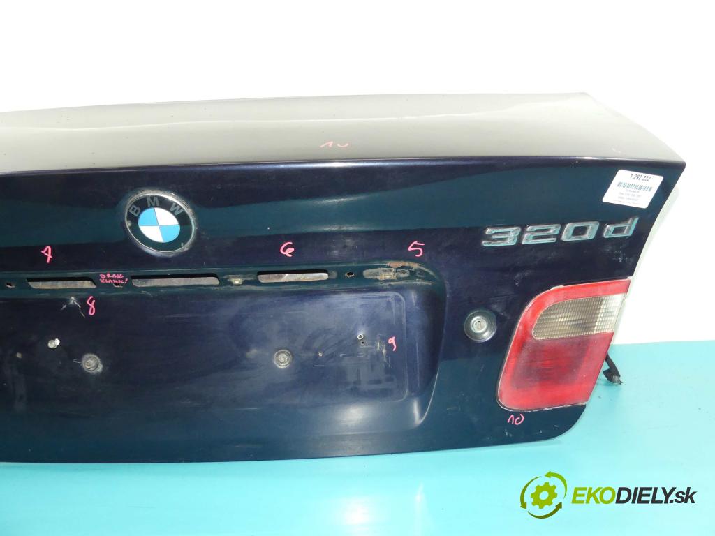 Bmw 3 E46 1998-2007 2.0d 129 hp manual 95 kW 1950 cm3 4- zadní kufrové dveře  (Zadní kapoty)