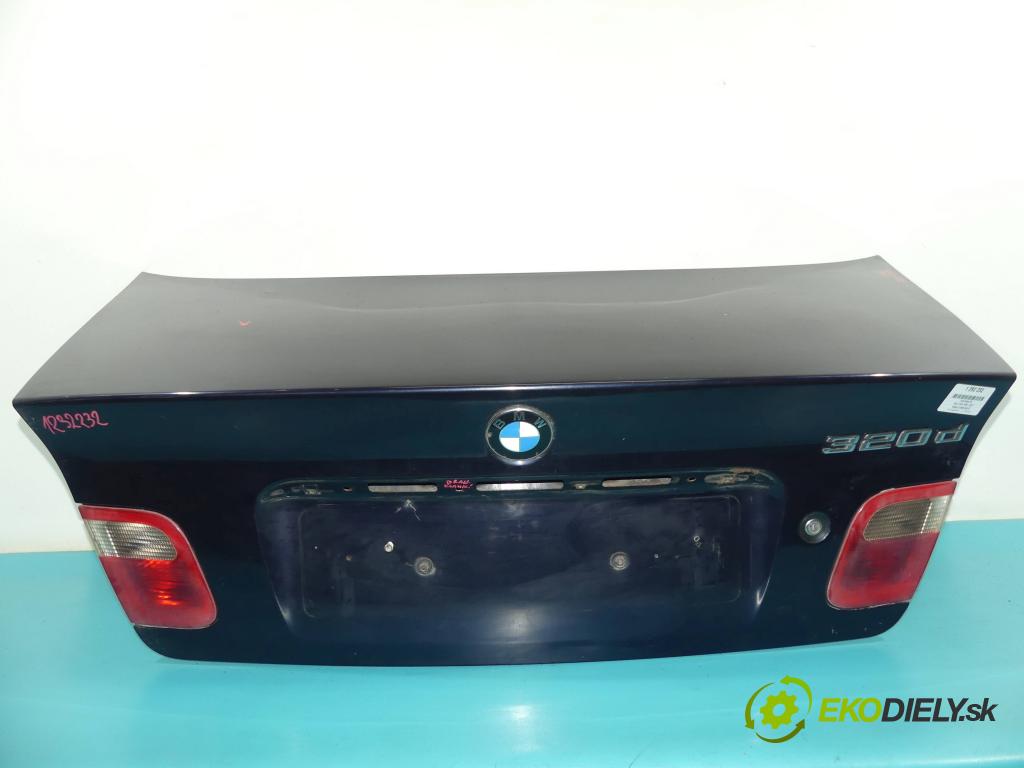 Bmw 3 E46 1998-2007 2.0d 129 hp manual 95 kW 1950 cm3 4- zadní kufrové dveře  (Zadní kapoty)