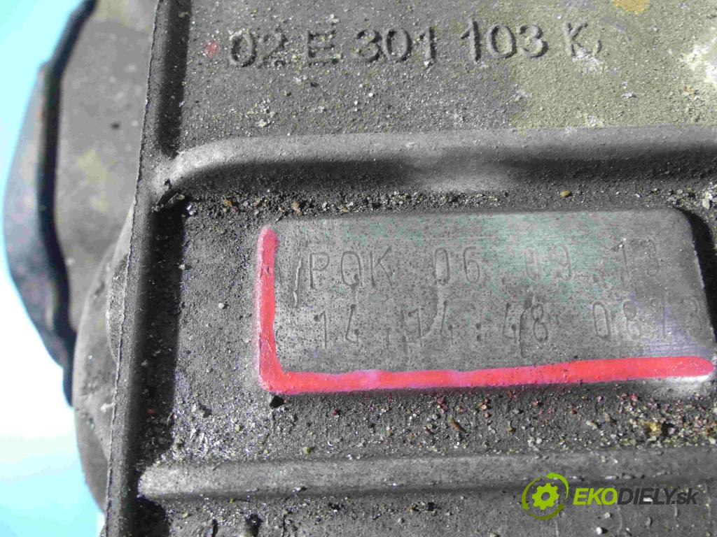 Vw Passat B7 2010-2014 2.0 tdi 177 HP automatic 130 kW 1968 cm3 4- prevodovka stupeň,rýchlosť automat PQK