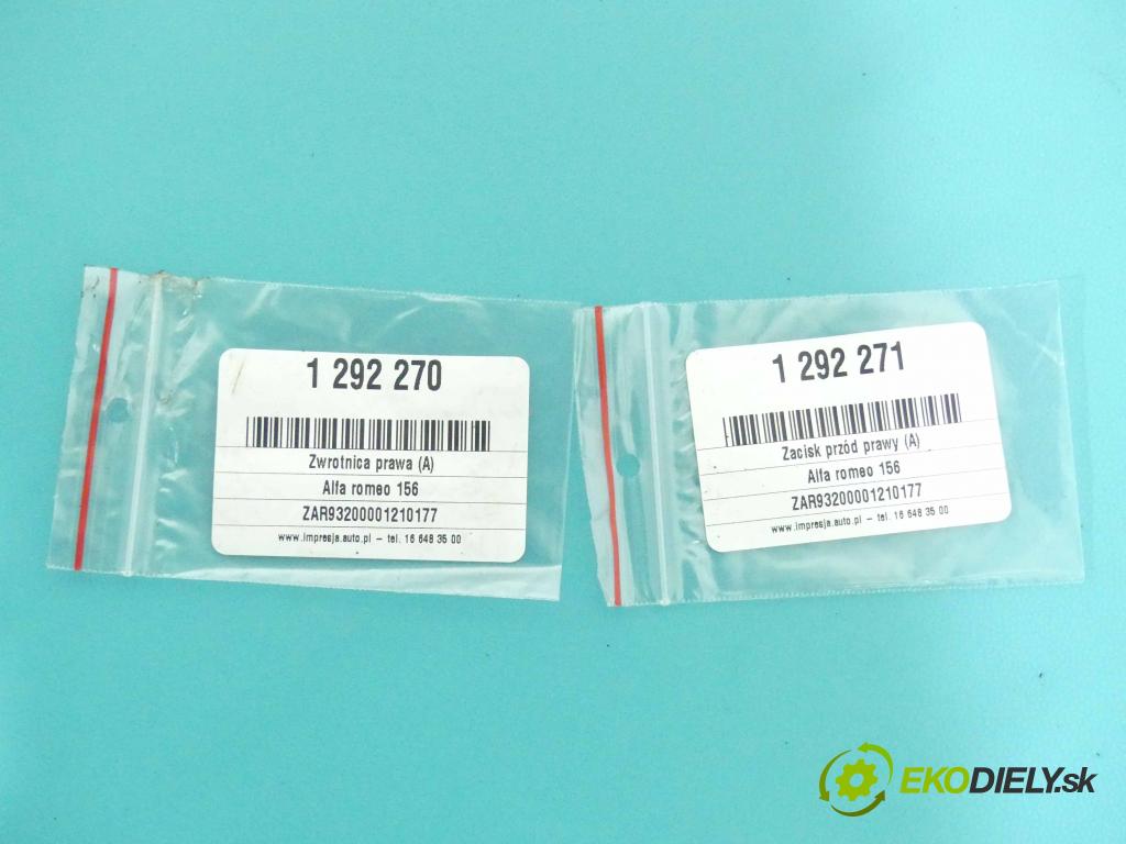 Alfa romeo 156 2.4 jtd 136 HP manual 100 kW 2387 cm3 5- náboj pravé  (Náboje)