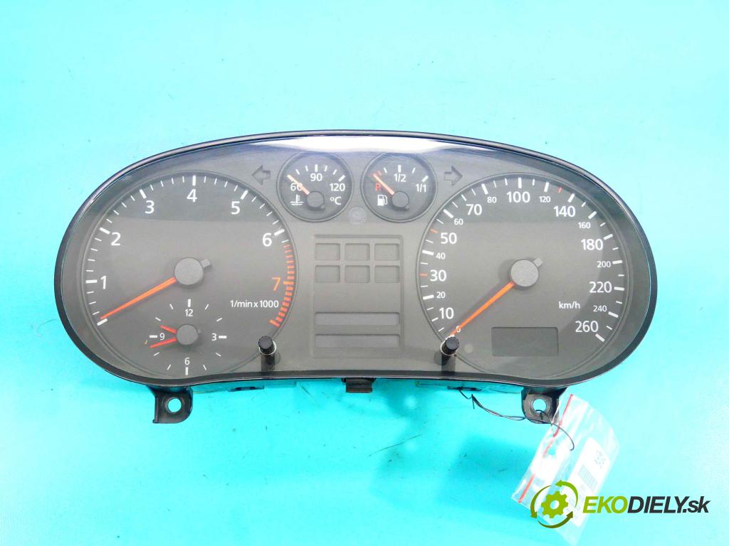 Audi A3 8L 1996-2003 1.8 T 150 HP manual 110 kW 1781 cm3 3- prístrojovka/ budíky 8L0919860E (Prístrojové dosky, displeje)