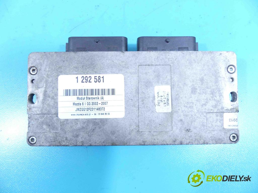 Mazda 6 I GG 2002-2007 2.0 16v 141 HP manual 104 kW 1999 cm3 4- modul riadiaca jednotka  (Ostatné)