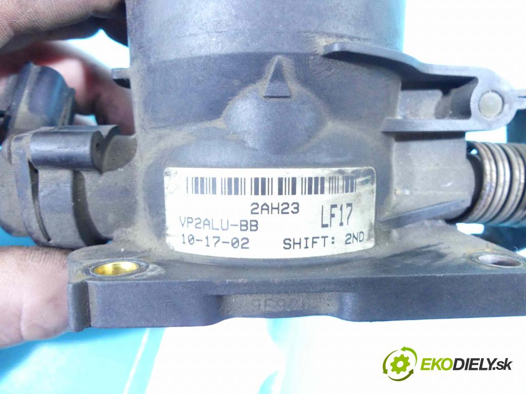 Mazda 6 I GG 2002-2007 2.0 16v 141 HP manual 104 kW 1999 cm3 4- klapka VP2ALU-BB (Škrtiace klapky)