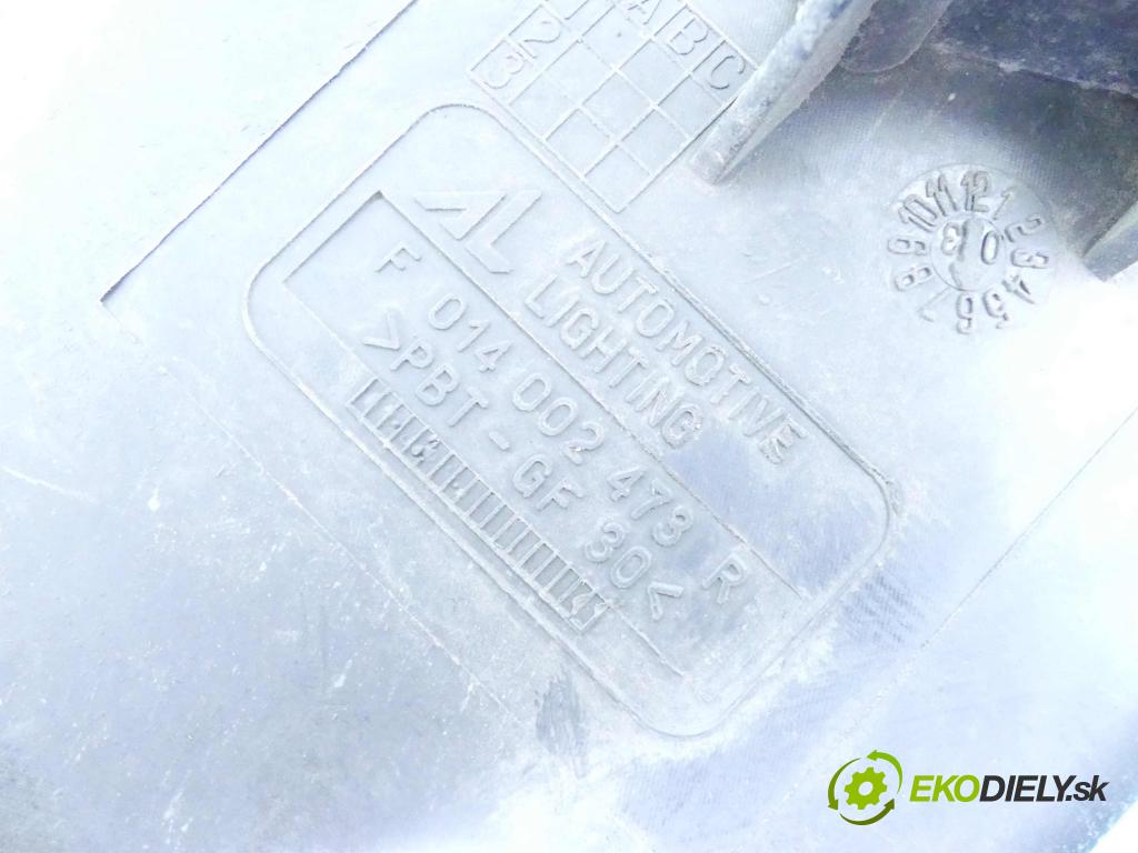 Mazda 6 I GG 2002-2007 2.0 16v 141 HP manual 104 kW 1999 cm3 4- Reflektor: pravý 014002473R (Pravé)