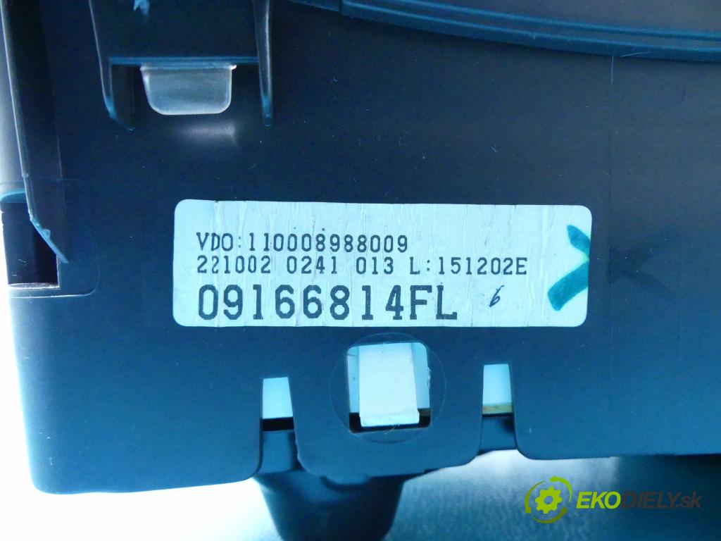 Opel Corsa C 2000-2006 1.0 12v 58 HP manual 43 kW 973 cm3 3- riadiaca jednotka motora 0261207960