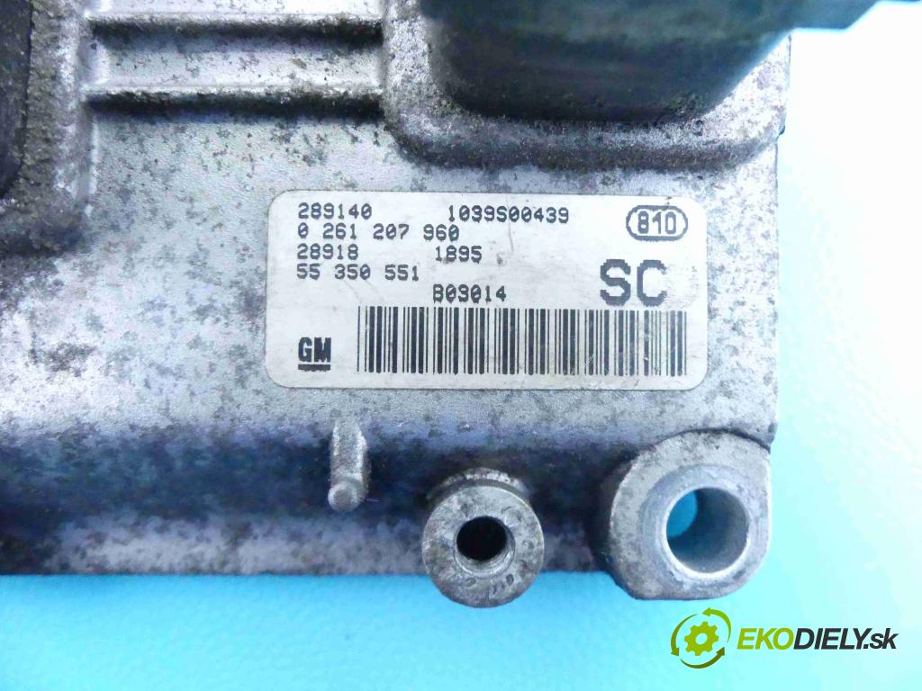 Opel Corsa C 2000-2006 1.0 12v 58 HP manual 43 kW 973 cm3 3- riadiaca jednotka motora 0261207960