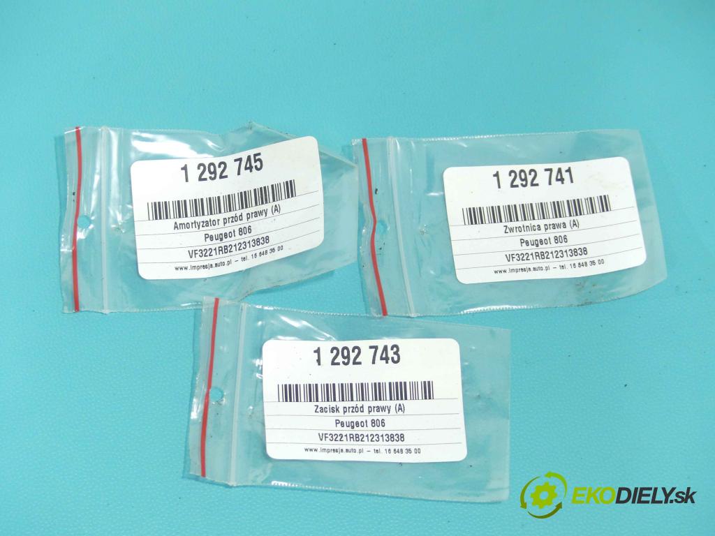 Peugeot 806 2.0 8v 121KM manual 89 kW 1998 cm3 5- náboj pravé  (Náboje)