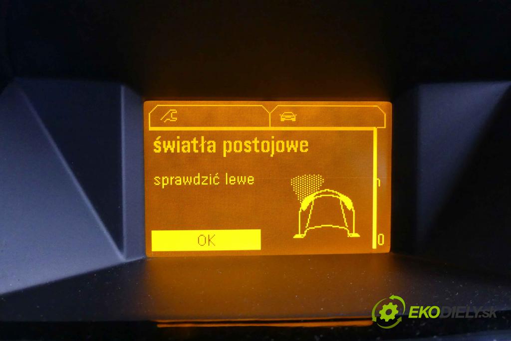 Opel Zafira B 2005-2014 1.7 cdti 125 HP manual 92 kW 1686 cm3 5- Zobrazit: 13381053 (Prístrojové dosky, displeje)