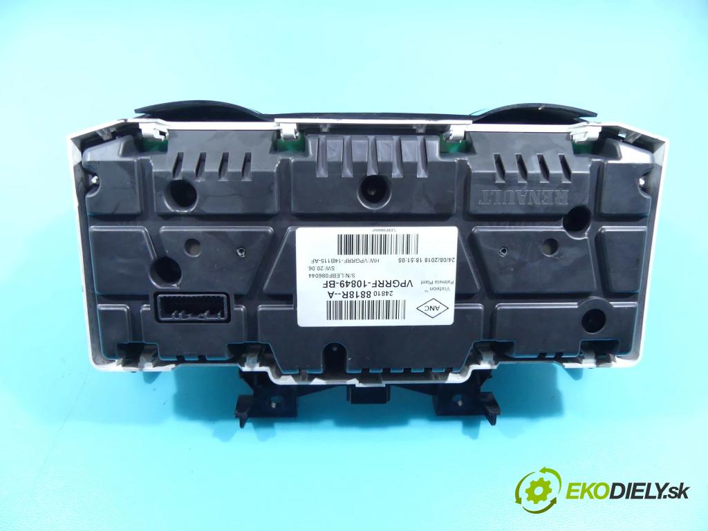 Renault Clio IV 2012-2019 1.5 dci 75 HP manual 55 kW 1461 cm3 5- prístrojovka/ budíky 248108818R (Prístrojové dosky, displeje)