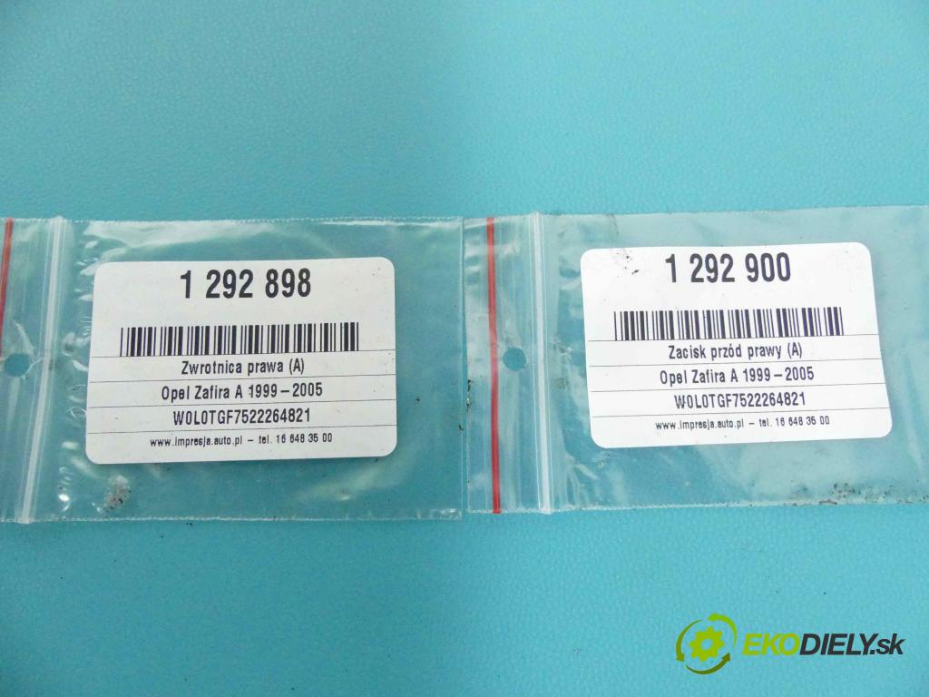 Opel Zafira A 1999-2005 1.6 16v 101 HP manual 74 kW 1598 cm3 5- náboj pravé (Náboje)