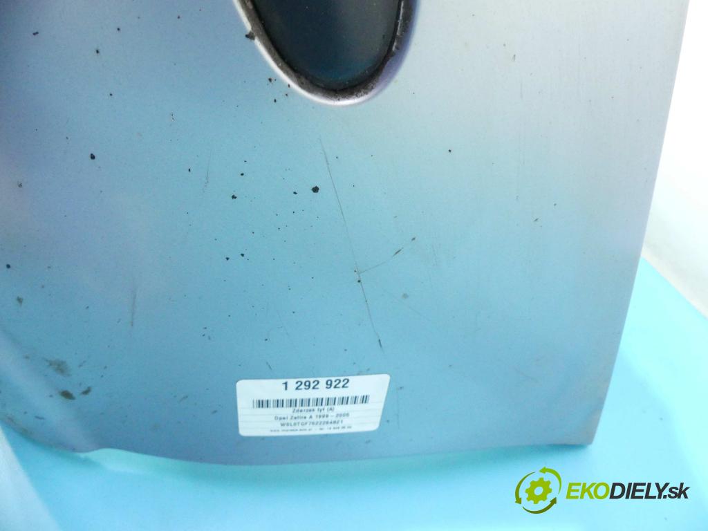 Opel Zafira A 1999-2005 1.6 16v 101 hp manual 74 kW 1598 cm3 5- nárazník zadní