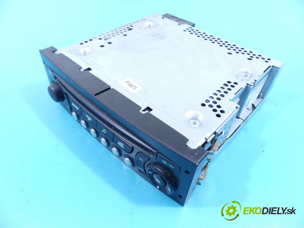 Citroen C3 II 2009-2016 1.4 hdi 68 HP manual 50 kW 1398 cm3 5- Radio originál 96750215XT