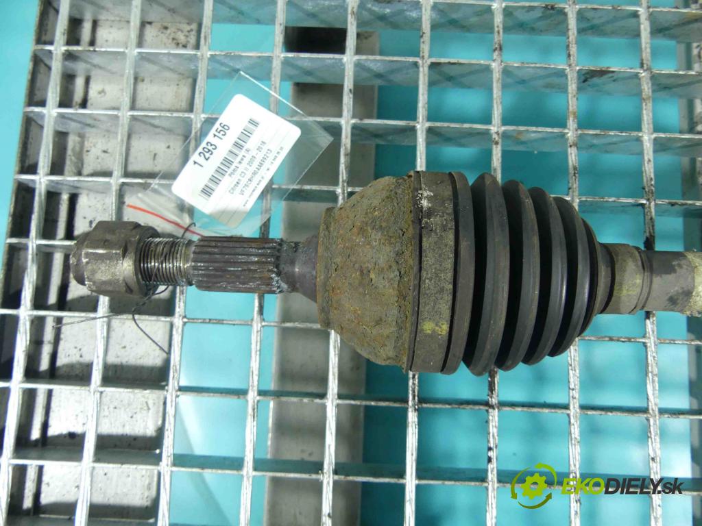 Citroen C3 II 2009-2016 1.4 hdi 68 HP manual 50 kW 1398 cm3 5- poloos ľavé 9672238580 (Poloosy)