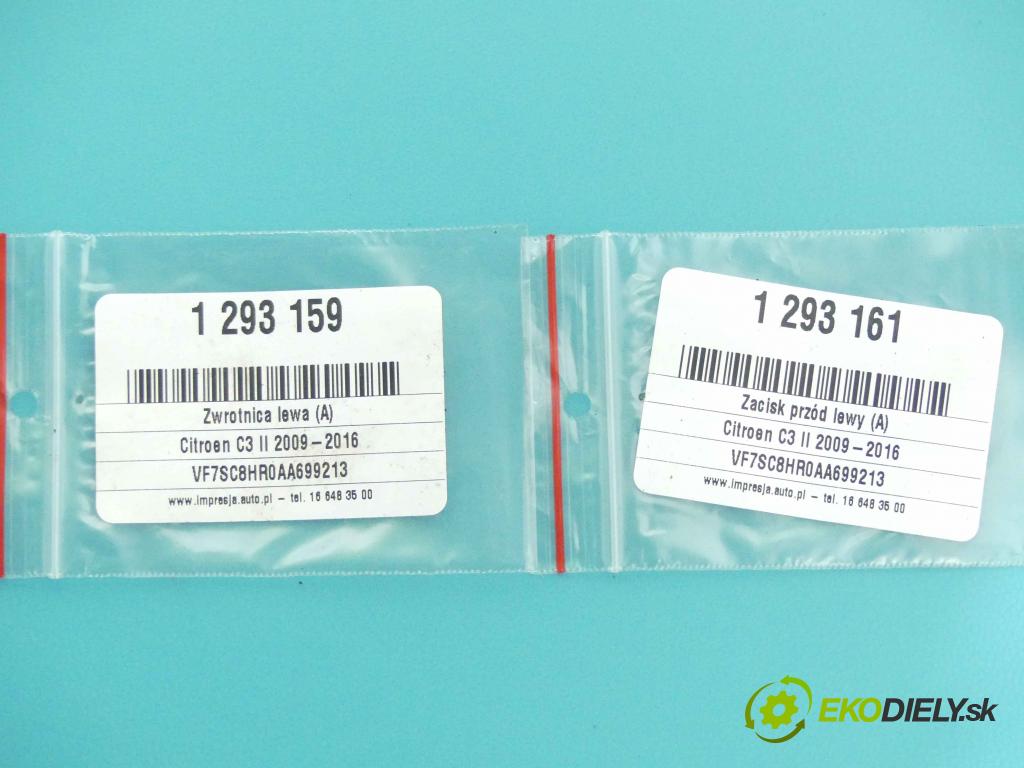Citroen C3 II 2009-2016 1.4 hdi 68 HP manual 50 kW 1398 cm3 5- náboj ľavé (Náboje)