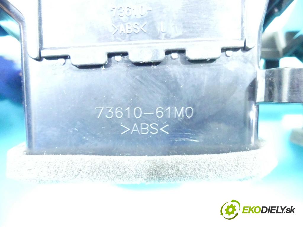 Suzuki SX4 S-Cross 2013-2021 1.4 T 140 HP manual 103 kW 1373 cm3 5- Mřížka: kúrenia stredová 73610-61M0 (Mriežky kúrenia (fukáre))