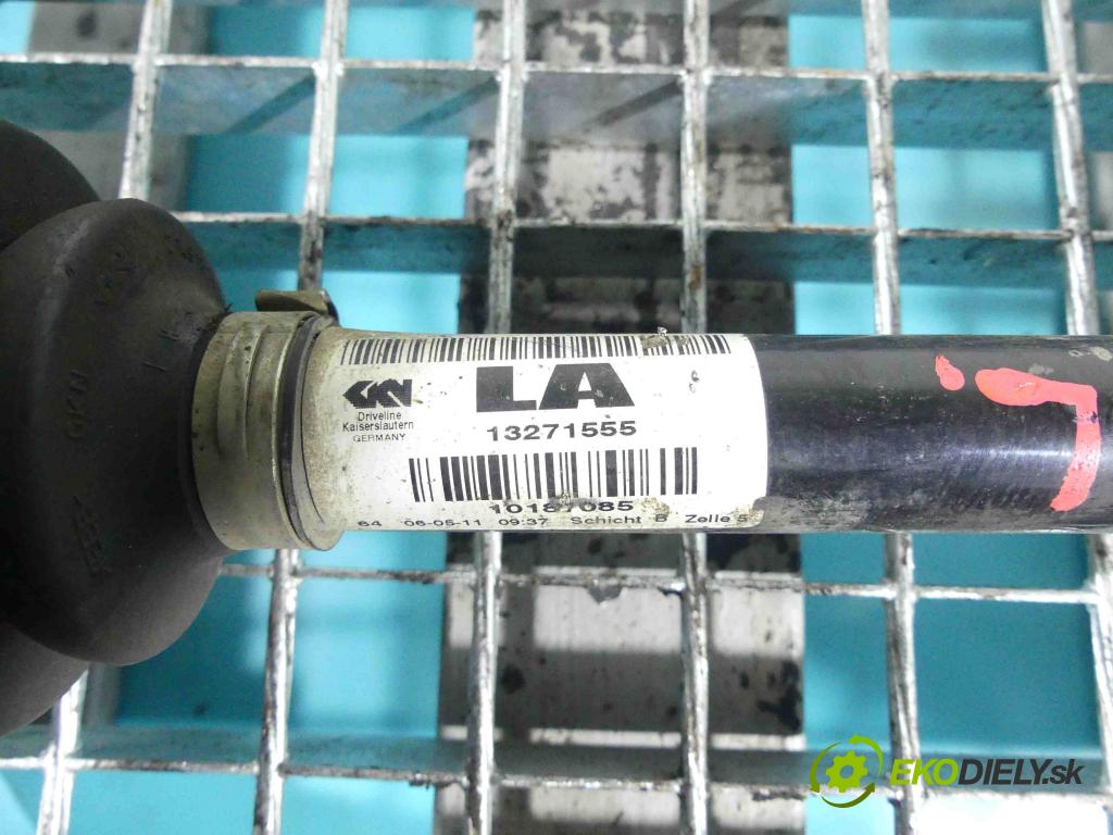 Opel Astra IV 2009-2015 1.4 T 140 HP manual 103 kW 1364 cm3 5- poloos ľavé 13271555 (Poloosy)