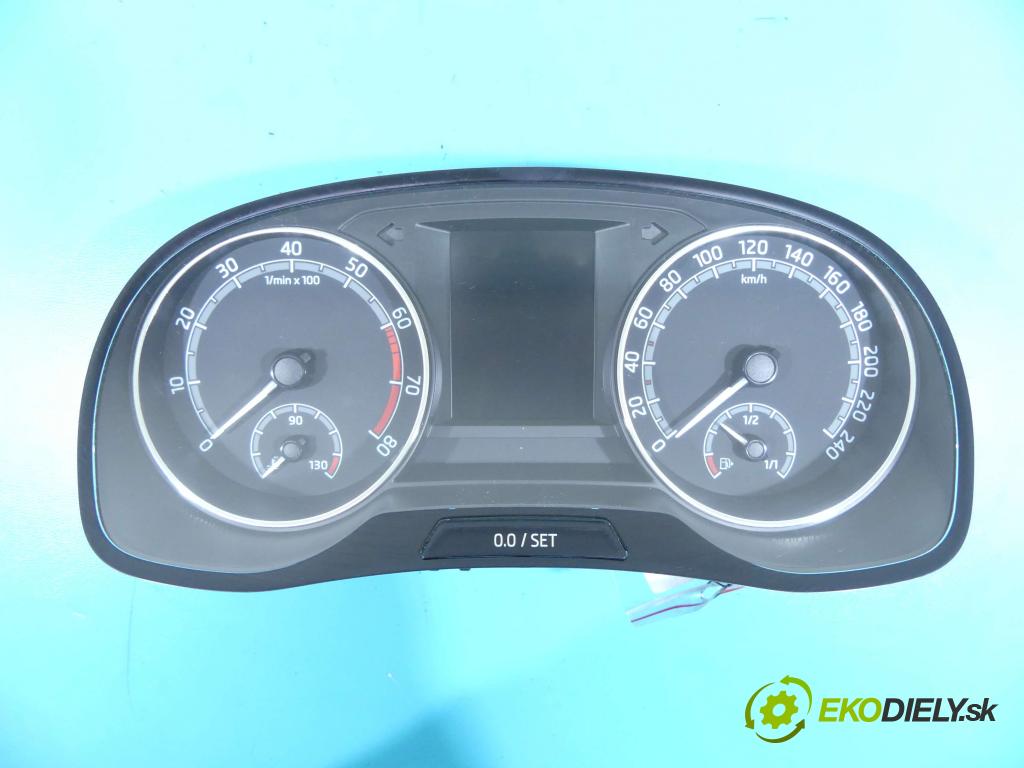 Skoda Fabia III 2014- 1.0 TSI 95 HP manual 70 kW 999 cm3 5- prístrojovka/ budíky 6V0920740D (Prístrojové dosky, displeje)