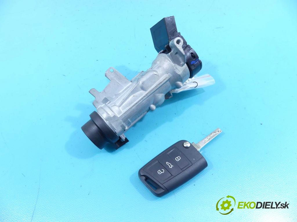 Skoda Fabia III 2014- 1.0 TSI 95 HP manual 70 kW 999 cm3 5- Spínačka 1K0905851 (Spínacie skrinky a kľúče)