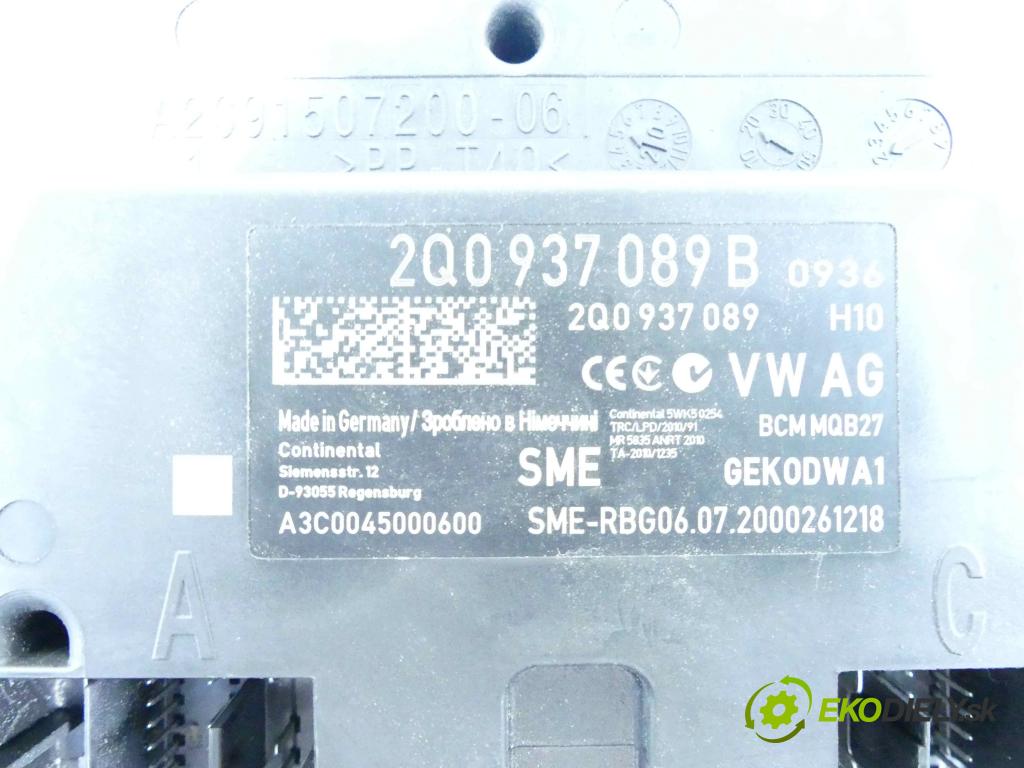Skoda Fabia III 2014- 1.0 TSI 95 HP manual 70 kW 999 cm3 5- modul riadiaca jednotka 2Q0937089B (Ostatné)