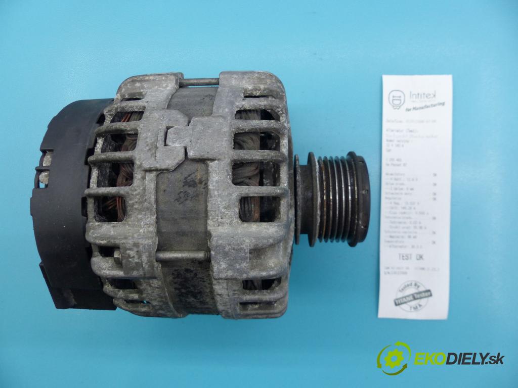Vw Passat B7 2010-2014 2.0 tdi 177 hp automatic 130 kW 1968 cm3 4- Alternator  (Alternátory)