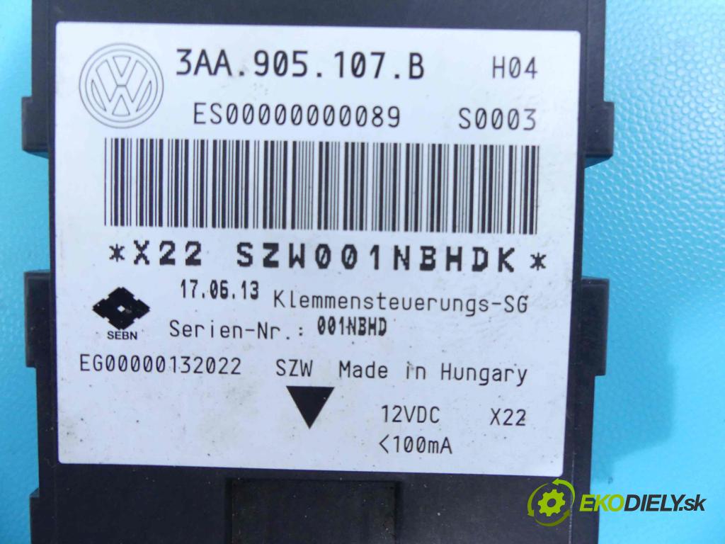 Vw Passat B7 2010-2014 2.0 tdi 177 HP automatic 130 kW 1968 cm3 4- modul riadiaca jednotka 3AA905107B (Ostatné)