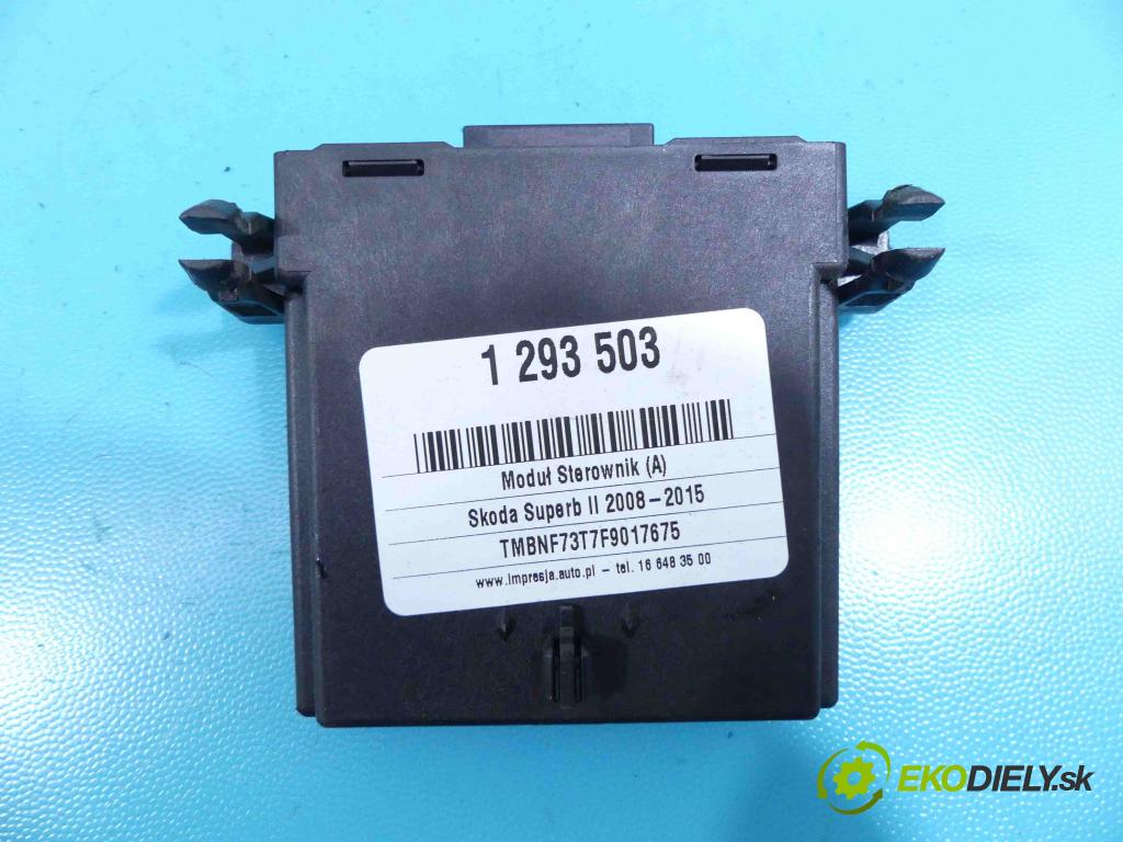 Skoda Superb II 2008-2015 2.0 tdi 170 HP manual 125 kW 1968 cm3 5- modul riadiaca jednotka 7N0907530AQ (Ostatné)