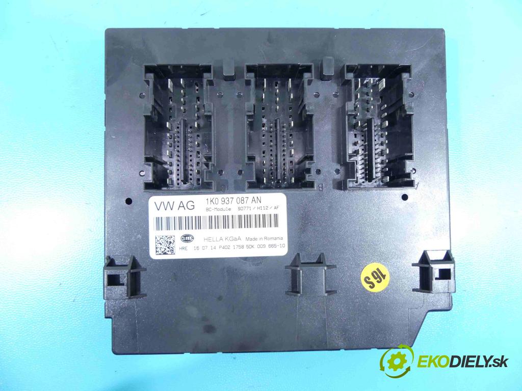 Skoda Superb II 2008-2015 2.0 tdi 170 HP manual 125 kW 1968 cm3 5- modul riadiaca jednotka 1K0937087AN (Ostatné)