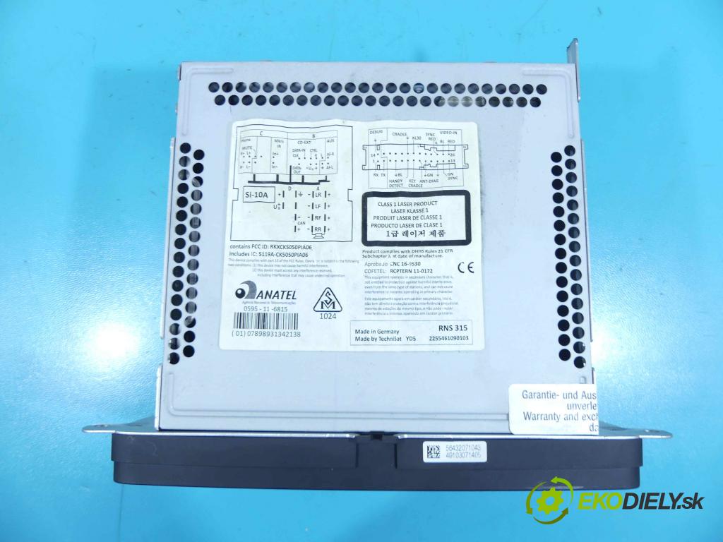 Skoda Superb II 2008-2015 2.0 tdi 170 HP manual 125 kW 1968 cm3 5- Radio originál 3T0035197C