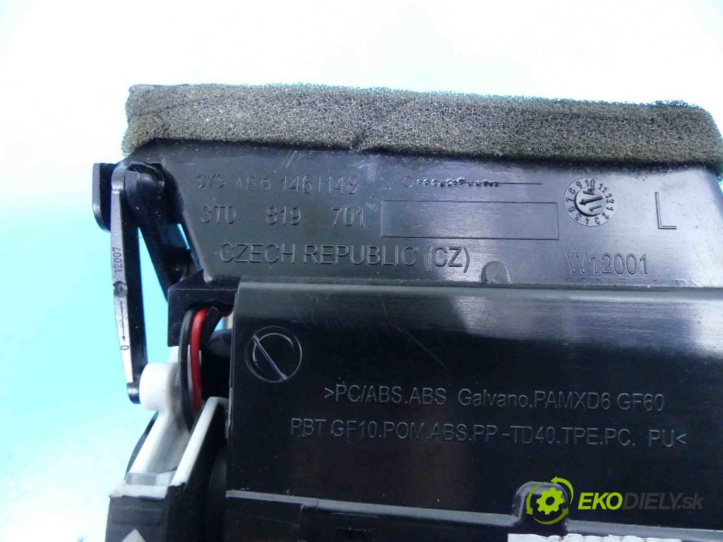 Skoda Superb II 2008-2015 2.0 tdi 170 HP manual 125 kW 1968 cm3 5- Mřížka: kúrenia stredová 3T0819701 (Mriežky kúrenia (fukáre))